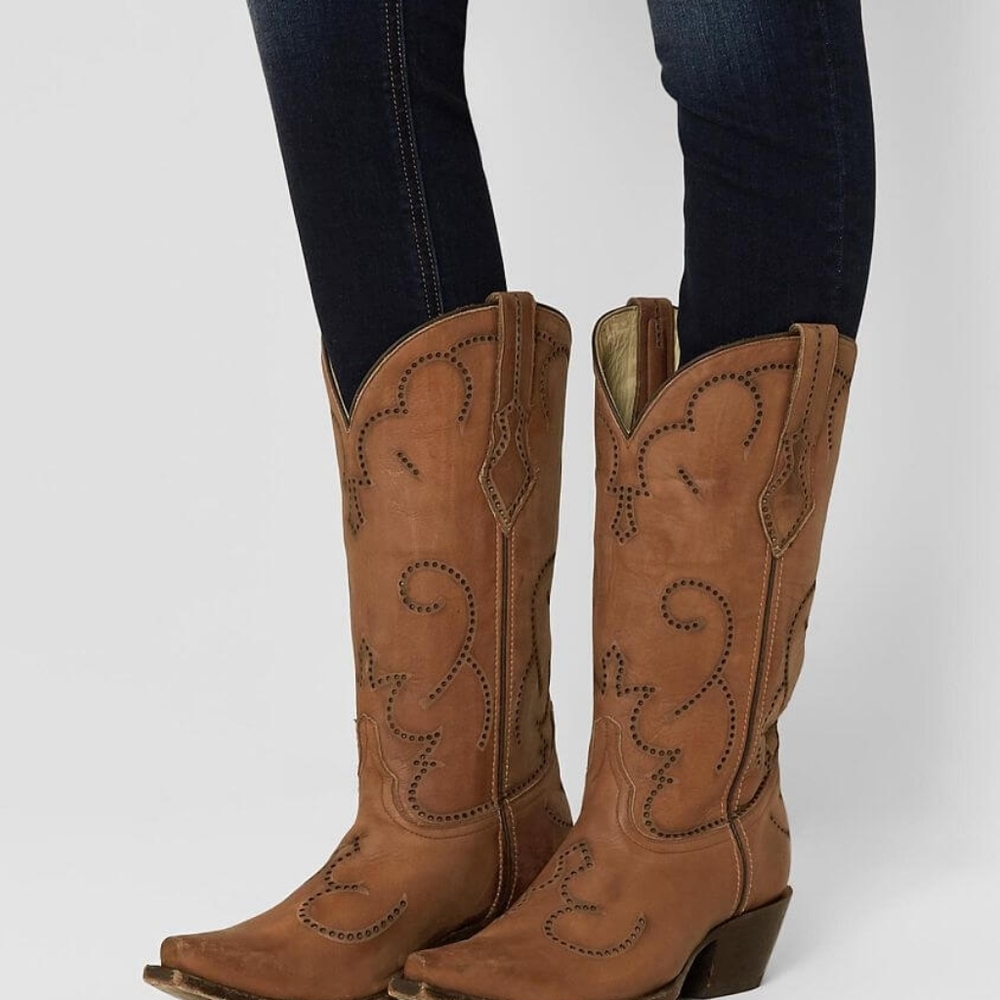 Corral Perforated Leather Western Boot G1311 size 9.5